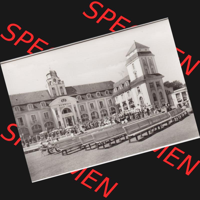 Alte Ansichtskarte DDR Bezirk Rostock, Kreis Rügen, Ostseebad Binz, Kurhaus, Binz auf Rügen I. Ansichtskarte bzw. Postkarte in s/w - schwarzweiß... Sammlung