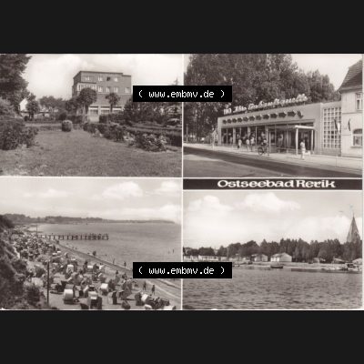 Ansichtskarte DDR Bezirk Rostock, Kreis Bad Doberan, Ostseebad, Stadt Rerik in s/w / schwarzweiß 1973, Ostseebad Rerik, Planet Verlag Berlin. Ansichtskarte... Sammlung