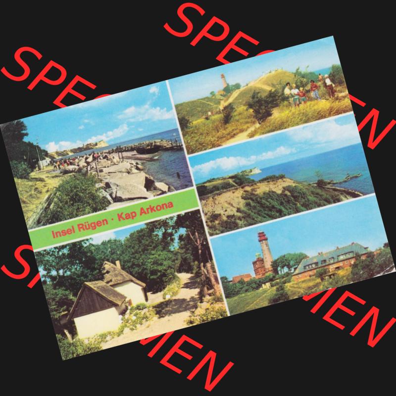 Ansichtskarte DDR Bezirk Rostock, Kreis Rügen - Kap Arkona 1980, gelaufen in der DDR Motiv Insel Rügen - Kap Arkona. Ansichtskarte bzw. Postkarte in Farbe aus DDR-Zeiten... Sammlung