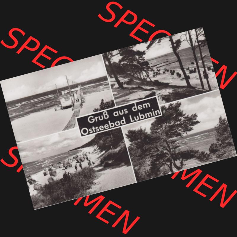 Ansichtskarte DDR Bezirk Rostock, Kreis Greifswald, Ostseebad Lubmin in s/w - schwarzweiß 1968, Gruß aus dem Ostseebad Lubmin, gelaufen am 15.07.68.... Sammlung