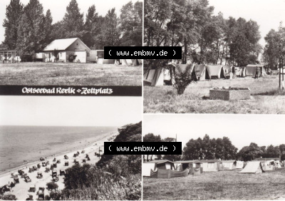 Ansichtskarte bzw. Postkarte in s/w - schwarzweiß aus DDR-Zeiten, Bezirk Rostock, Kreis Bad Doberan, Ostseebad Rerik der DDR Sammlung