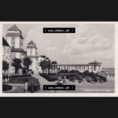 Alte Ansichtskarte DDR Bezirk Rostock, Kreis Rügen, Ostseebad Binz, Ostseebad Binz auf Rügen, Binz das Bad der Werktätigen III-18-17 Zc 196-20-1051 - IV. Ansichtskarte... Sammlung