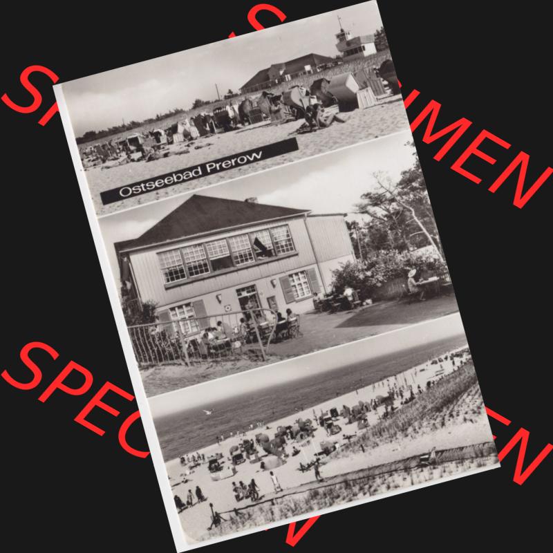 Ansichtskarte DDR Bezirk Rostock, Kreis Ribnitz-Damgarten Ostseebad Prerow Bildpostkarte in s/w - schwarzweiß Ostseebad Prerow Mehrbildkarte Hochformat. Ansichtskarte bzw.... Sammlung
