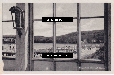Ansichtskarte bzw. Postkarte in s/w - schwarzweiß aus DDR-Zeiten, Bezirk Rostock, Kreis Rügen Ostseebad Binz, eine Binzer DDR-Sammlung Sammlung