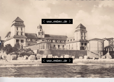 Ansichtskarte bzw. Postkarte in s/w - schwarzweiß aus DDR-Zeiten, Bezirk Rostock, Kreis Rügen Ostseebad Binz, eine Binzer DDR-Sammlung Sammlung