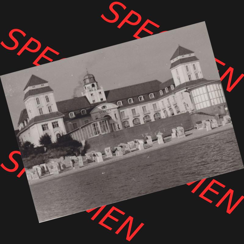Alte Ansichtskarte DDR Bezirk Rostock, Kreis Rügen, Ostseebad Binz, Kurhaus, Binz auf Rügen I. Ansichtskarte bzw. Postkarte in s/w - schwarzweiß... Sammlung