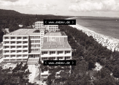 Ansichtskarte bzw. Postkarte in s/w - schwarzweiß aus DDR-Zeiten, Bezirk Rostock, Kreis Rügen Ostseebad Binz, eine Binzer DDR-Sammlung Sammlung