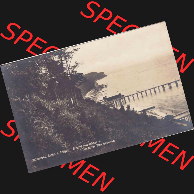 Ansichtskarte DDR Bezirk Rostock, Kreis Rügen, Ostseebad Sellin Postkarte in s/w schwarzweiß Ostseebad Sellin auf Rügen, Strand und Bäder 1927. Ansichtskarte... Sammlung