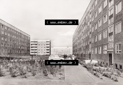 Ansichtskarte bzw. Postkarte aus DDR-Zeiten, Bezirk Rostock, Insel Rügen, Stadt Bergen der DDR Sammlung