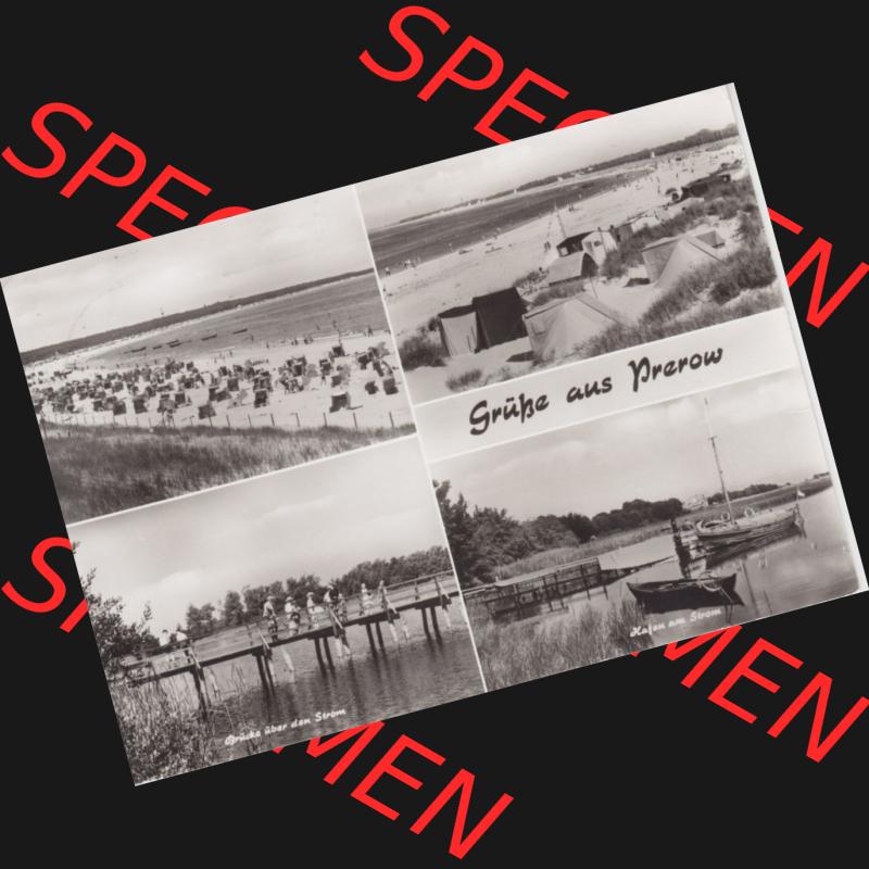 Ansichtskarte DDR Bezirk Rostock, Kreis Ribnitz-Damgarten Ostseebad Prerow Bildpostkarte in s/w - schwarzweiß Ostseebad Prerow-Darß Kreis Ribnitz-Damgarten. Ansichtskarte bzw.... Sammlung