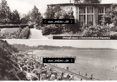 Ansichtskarte bzw. Postkarte in s/w - schwarzweiß aus DDR-Zeiten, Bezirk Rostock, Kreis Bad Doberan, Ostseebad Rerik der DDR Sammlung
