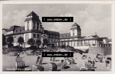 Ansichtskarte bzw. Postkarte in s/w - schwarzweiß aus DDR-Zeiten, Bezirk Rostock, Kreis Rügen Ostseebad Binz, eine Binzer DDR-Sammlung Sammlung
