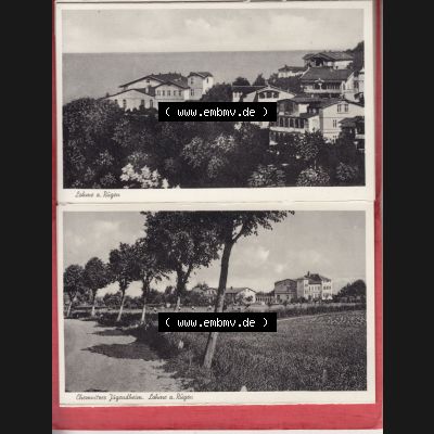Ansichtskarten DDR Ostseebad Lohme, Ansichtskartenmappe mit unbekannten Alter, Verlag Julius Simonsen, Oldenburg i. Holstein Lohme a. Rügen, Chemnitzer Jugendheim,... Sammlung