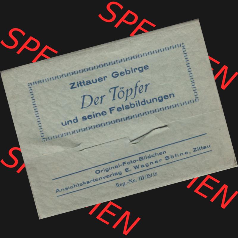 Fotos DDR Bezirk Dresden, Kreis Zittau, Gemeinde Oybin, Zittauer Gebirge Der Töpfer, Original-Foto-Bildchen, Silesia-Verlag, E. Wagner Söhne Zittauer... Sammlung