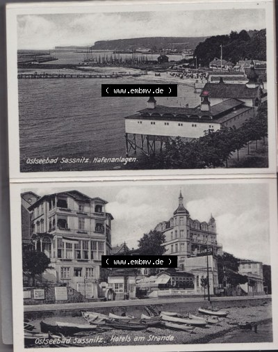 Ostseebad Saßnitz, Hafenanlage, Hotels am Strand, Fotos, online Katalog für Ansichtskarten und Fotos aus DDR-Zeiten Sammlung