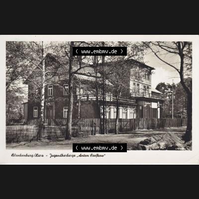 Ansichtskarte in s/w DDR, Bezirk Magdeburg, Blankenburg, Harz. Ansichtskarte bzw. Postkarte aus DDR-Zeiten Bezirk Magdeburg der Deutschen Demokratischen Republik vom... Sammlung