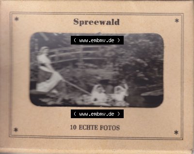 10 Echte Fotos vom Spreewald 1959 Sammlung