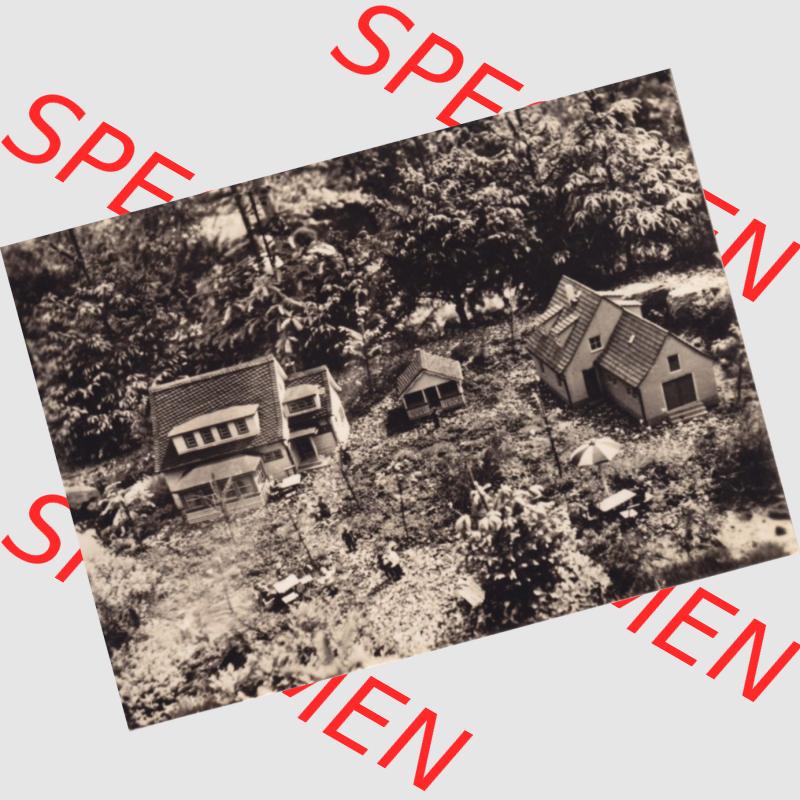 Fotos DDR, Bezirk Karl-Marx-Stadt, Kreis Flöha, Oederan/Sa. Klein-Erzgebirge 1975, 10 Fotobildchen, Verlag Erhard Neubert KG, Ansicht Ferienheim der... Sammlung
