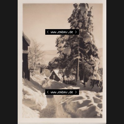 Fotos DDR, Bezirk Magdeburg, Kreis Wernigerode, Stadt Benneckenstein / Harz, Foto-Mappe mit 10 echte Photos 10. Winterzauber am Wildenberg. Fotos aus DDR-Zeiten... Sammlung