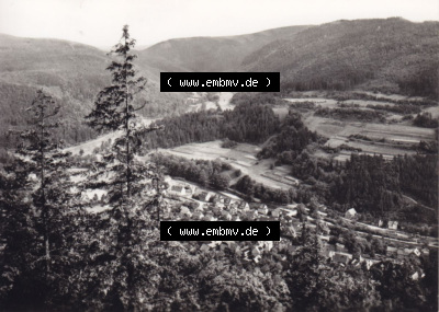Schönen Aussicht mit Sarbitztal, DDR-Zeiten Bezirk Suhl Sammlung