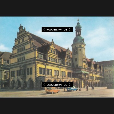 Ansichtskarten DDR Bezirk Leipzig, Leipzig Stadt in Farbe, Altes Rathaus, ungelaufen. Ansichtskarte bzw. Postkarte aus DDR-Zeiten Bezirk Leipzig der Deutschen Demokratischen... Sammlung