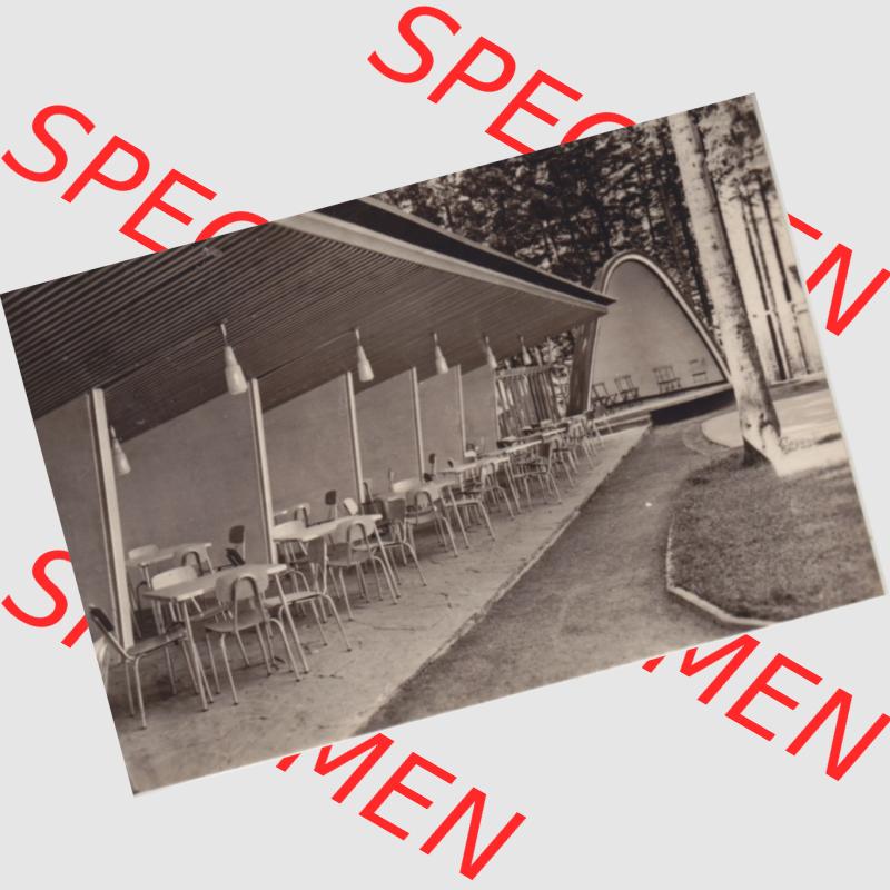 Fotos DDR, Bezirk Karl-Marx-Stadt, Ehrenfriedersdorf im Erzgebirge 1969, Gaststätte Greifenstein - Freiterrasse. Fotos vom Verlag Erhard Neubert KG zu DDR-Zeiten 1969.... Sammlung