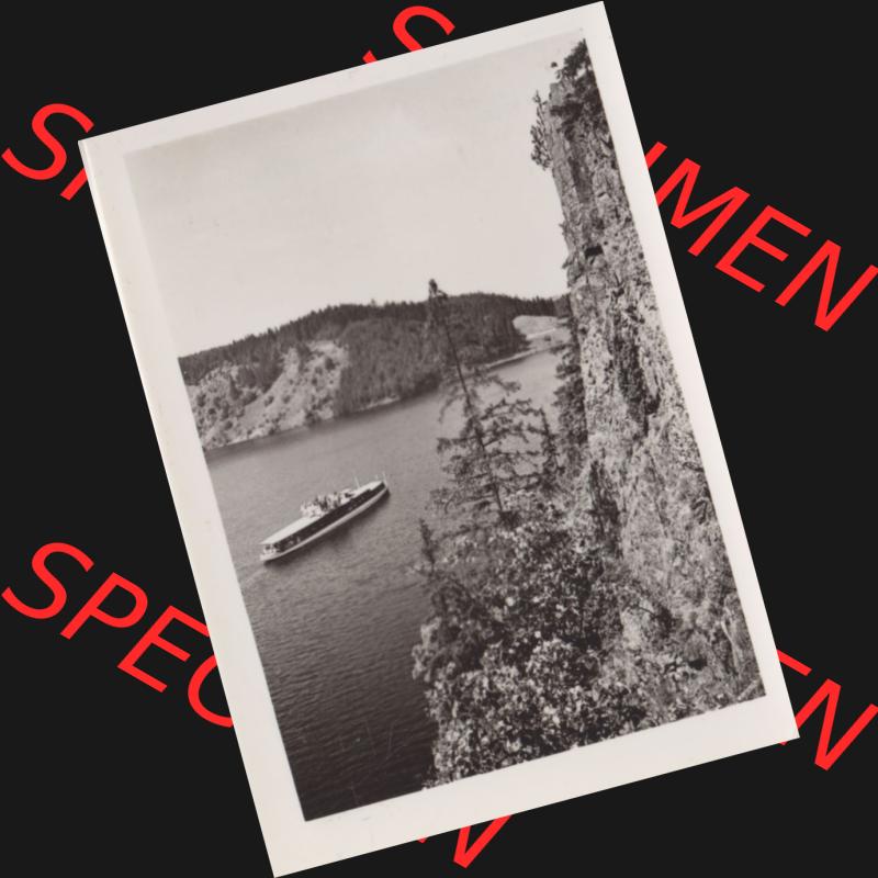 Fotos DDR, Bezirk Gera, Kreis Jena, Am Stausee der Saaletalsperre, Verlag Bildverlag Photo-König 1967, Lobenstein Totenfels und Zoopaten. Foto-Handabzüge... Sammlung