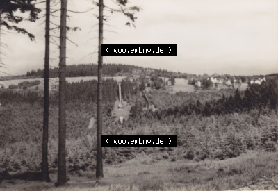 Blick auf die Sprungschanzen, DDR-Zeiten Bezirk Suhl Sammlung