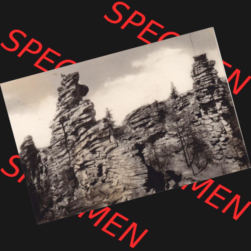 Fotos DDR, Bezirk Karl-Marx-Stadt, Ehrenfriedersdorf im Erzgebirge 1969, Greifensteine mit Aussichtsfelsen. Fotos vom Verlag Erhard Neubert KG zu DDR-Zeiten 1969. Fotos... Sammlung