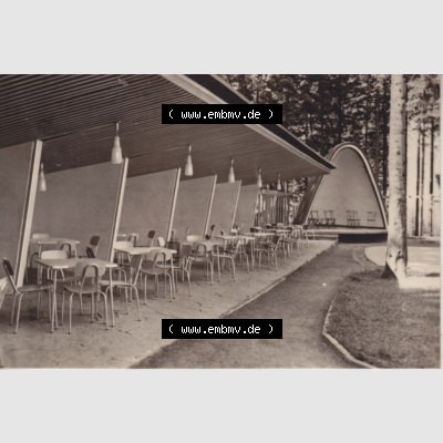 Fotos DDR, Bezirk Karl-Marx-Stadt, Ehrenfriedersdorf im Erzgebirge 1969, Gaststätte Greifenstein - Freiterrasse. Fotos vom Verlag Erhard Neubert KG zu DDR-Zeiten 1969.... Sammlung