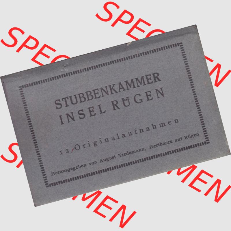Fotos DDR Bezirk Rostock, Kreis Rügen, Insel Rügen Stubbenkammer, Leporello, 12 Originalaufnahmen, Verlag Hermann Marre, Kunstverlag Berlin W 30, Umschlag,... Sammlung