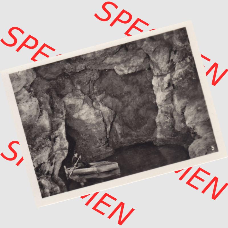 Echtes Foto der DDR Bezirk Suhl, Kreis Bad Salzungen, Stadt Bad Liebenstein, Foto-Mappe Altensteiner Höhle Thüringer Wald A 123 55, Nr. 5, Am See.... Sammlung