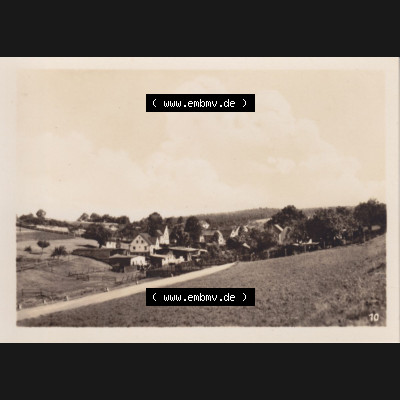 DDR Bezirk Gera, Landkreis Jena, Luftkurort Bad Klosterlausnitz, 10 Echt-Foto-Handabzüge, Albert Krebs, Leipzig S3 10) Blick von Bad Klosterlausnitz auf Weißenborn.... Sammlung