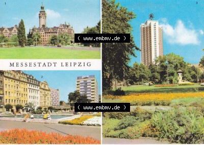 Ansichtskarte bzw. Postkarte aus DDR-Zeiten, Bezirk Leipzig der DDR Sammlung