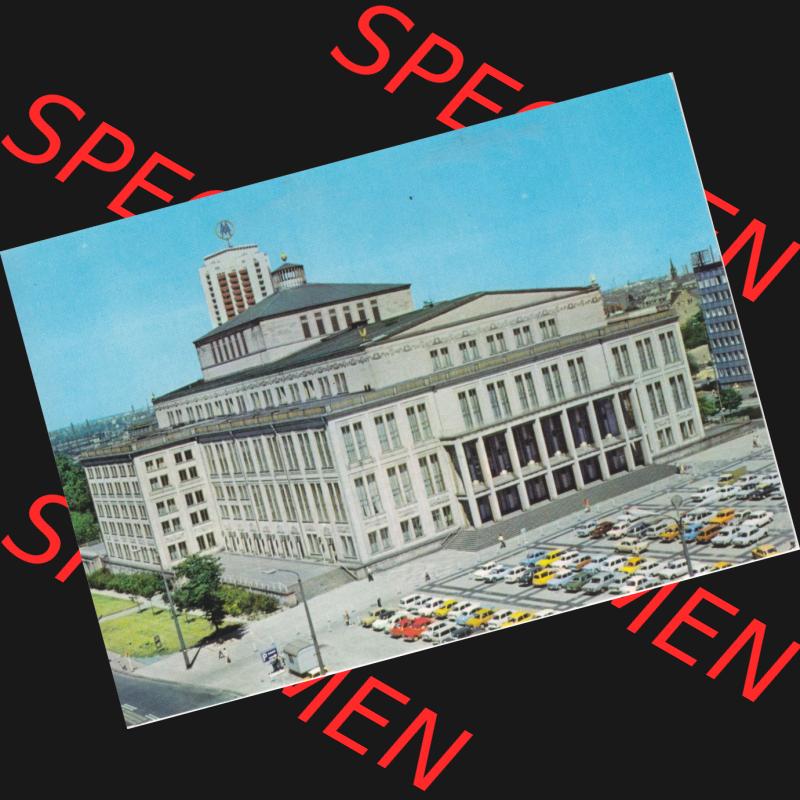Ansichtskarten DDR Bezirk Leipzig, Leipzig Stadt in Farbe, Opernhaus am Karl-Marx-Platz, ungelaufen. Ansichtskarte bzw. Postkarte aus DDR-Zeiten Bezirk Leipzig der Deutschen... Sammlung