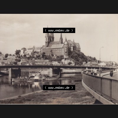 Fotos DDR Bezirk Dresden, Kreis Meißen, Stadt Meißen, Foto-Mappe von 1959, Meissen die Tausendjährige Stadt an der Elbe, Albrechtsburg und Dom. Original... Sammlung