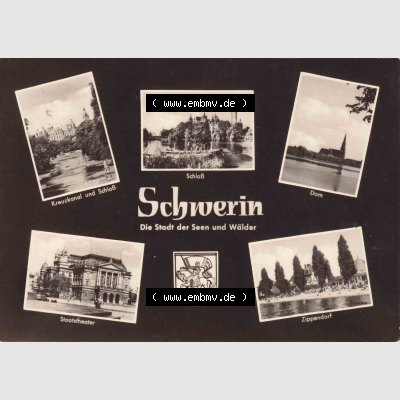 AK DDR, Bezirk Bezirk Schwerin, Kreis Güstrow, Stadt-Güstrow in sw - schwarzweiß DDR, Schwerin Die Stadt der Seen und Wälder (1) Sammlung