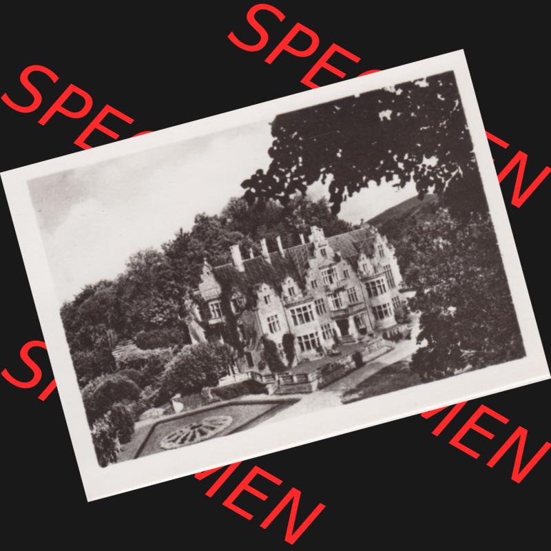 Fotos der DDR Bezirk Suhl, Kreis Bad Salzungen, Stadt Bad Liebenstein, Ansichten Mappe vom Verlag Erhard Neubert, Karl-Marx-Stadt, 1954 Schloß Altenstein (1).... Sammlung