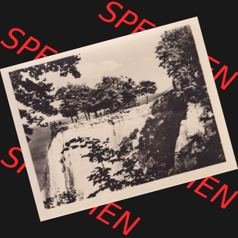 Fotos DDR Bezirk Rostock, Kreis Rügen, Insel Rügen Stubbenkammer, Foto-Mappe mit 10 Echte Fotos Königsstuhl von Norden. DDR Bezirk Rostock, Kreis Rügen,... Sammlung