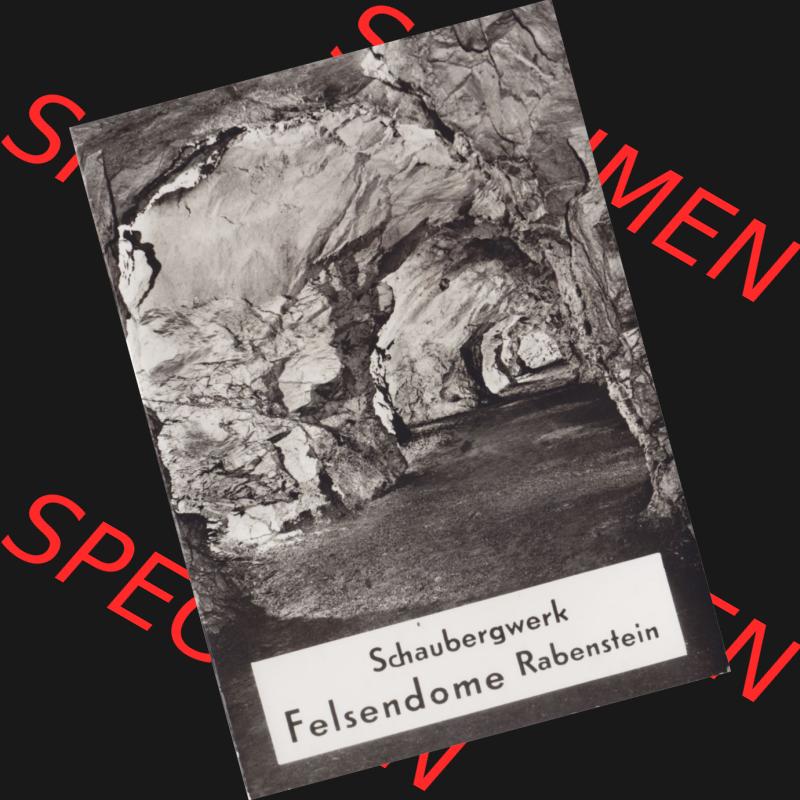 AK DDR, Bezirk Karl-Marx-Stadt, Kreis Chemnitz, Stadt Chemnitz-Rabenstein, Schaubergwerk Felsendome Rabenstein, Ansichtskarten-Serie / Mappe / Leporello 1979,... Sammlung