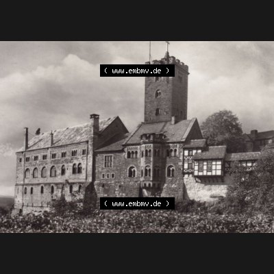 Fotos DDR, Bezirk Erfurt, Kreis Eisenach, Stadt Eisenach, Burg Wartburg mit 10 Foto-Ansichten-Mappe 1973 die Wartburg III. (1). Fotos aus DDR-Zeiten Bezirk... Sammlung