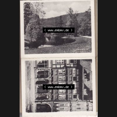 Fotos DDR, Bezirk Magdeburg, Kreis Wernigerode, Stadt Wernigerode, 10 Ansichten-Leporello von Wernigerode Christianental und ein Haus. Fotos aus DDR-Zeiten Bezirk Magdeburg... Sammlung