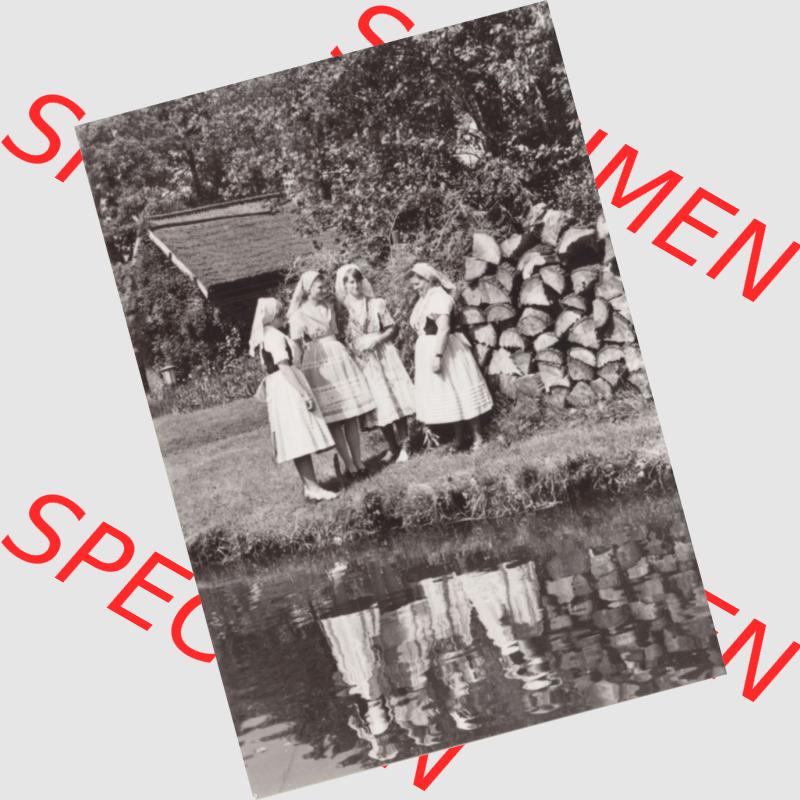 Fotos DDR Bezirk Cottbus, Kreis Lübben, Spreewald 1980, Foto-Mappe mit 10 Ansichten vom Spreewald 1980 We Blotach (0010) - Fotos DDR Bezirk Cottbus, Kreis Lübben,... Sammlung