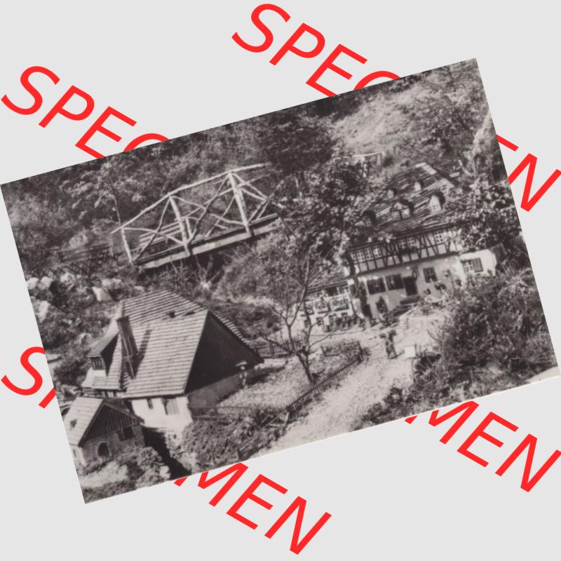 Fotos DDR, Bezirk Karl-Marx-Stadt, Kreis Flöha, Oederan/Sa. Klein-Erzgebirge 1975, 10 Fotobildchen, Frohnauer Hammer. Fotos aus DDR-Zeiten Bezirk Karl-Marx-Stadt... Sammlung