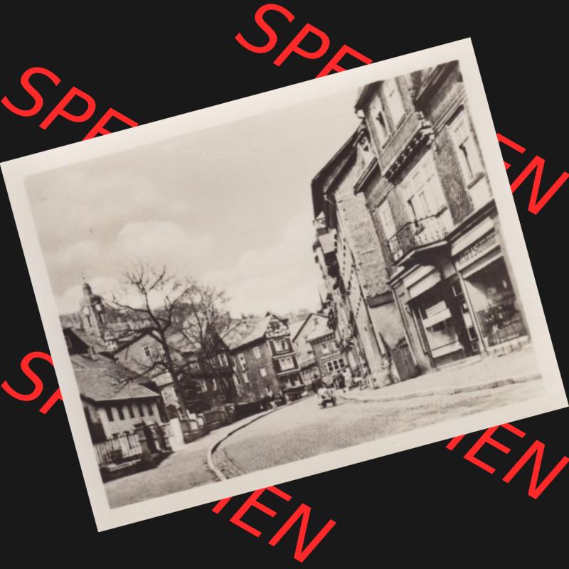 DDR Bezirk Suhl, Kreis Neuhaus am Rennweg, Stadt Lauscha mit 10 Echten Fotos aus Foto-Mappe von 1956, Lauscha Ort in Thüringen. Foto-Abzüge aus DDR-Zeiten Bezirk Suhl... Sammlung