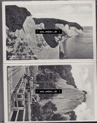 Wissower Klinken, Königstuhl mit Landungsbrücke, Fotos, online Katalog für Ansichtskarten und Fotos aus DDR-Zeiten Sammlung