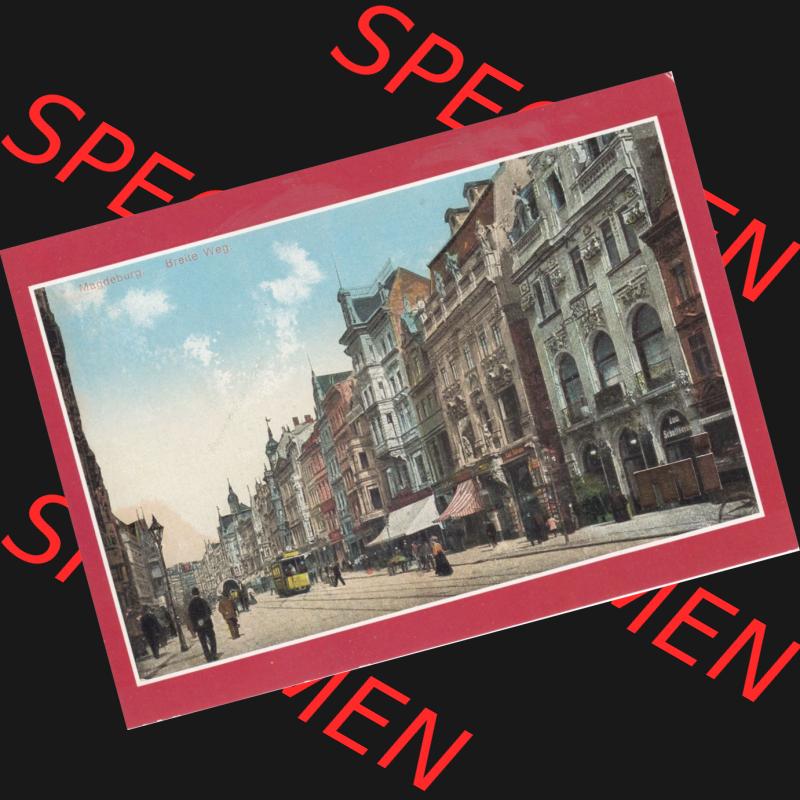 Ansichtskarten DDR Stadt Magdeburg in Farbe, Stadt im Bezirk Magdeburg 01. Breite Weg (Karl-Marx-Straße) A1-III-26-13 - So 1675-1. Ansichtskarte bzw. Postkarte... Sammlung