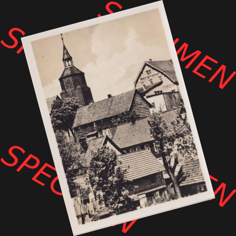 Fotos DDR, Bezirk Magdeburg, Kreis Wernigerode, Stadt Benneckenstein / Harz, Foto-Mappe mit 10 echte Photos 2. Das malerische Benneckenstein. Fotos aus DDR-Zeiten... Sammlung