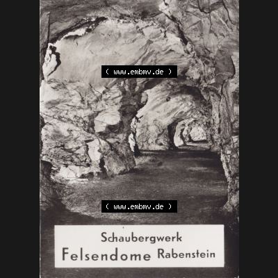 AK DDR, Bezirk Karl-Marx-Stadt, Kreis Chemnitz, Stadt Chemnitz-Rabenstein, Schaubergwerk Felsendome Rabenstein, Ansichtskarten-Serie / Mappe / Leporello 1979,... Sammlung
