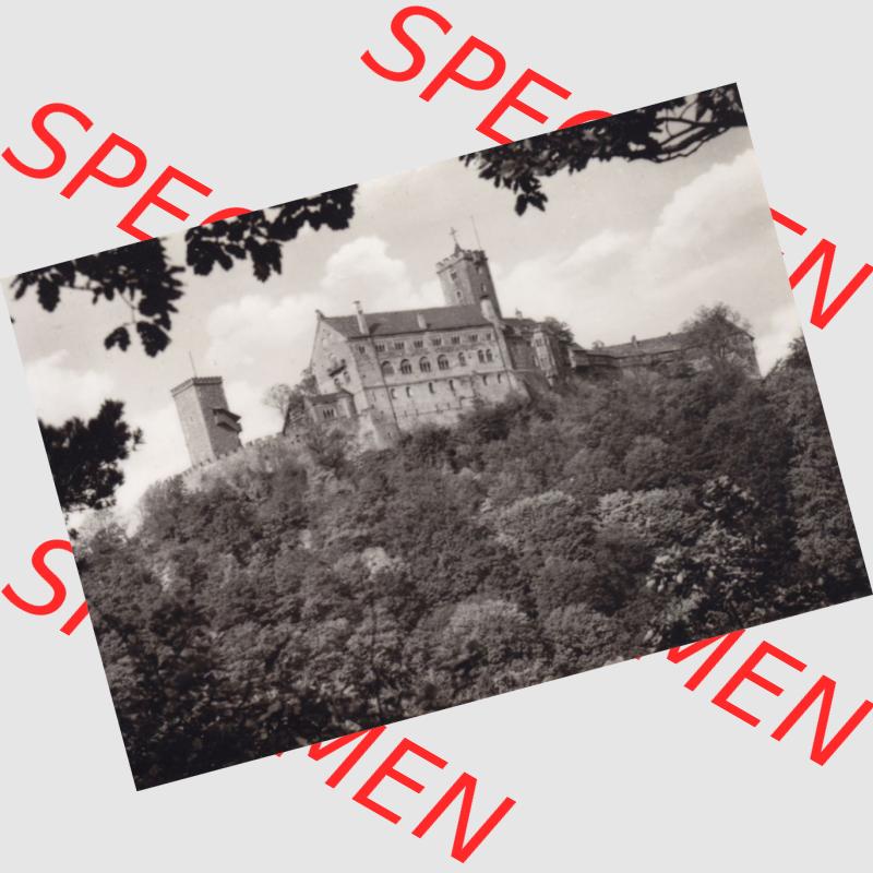 Fotos DDR, Bezirk Erfurt, Kreis Eisenach, Stadt Eisenach, Burg Wartburg mit 10 Foto-Ansichten-Mappe 1973 die Wartburg I. (1). Fotos aus DDR-Zeiten Bezirk... Sammlung
